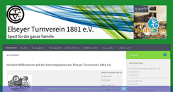 Desktop Screenshot of elseyer-turnverein.de