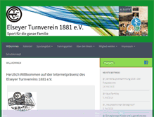 Tablet Screenshot of elseyer-turnverein.de